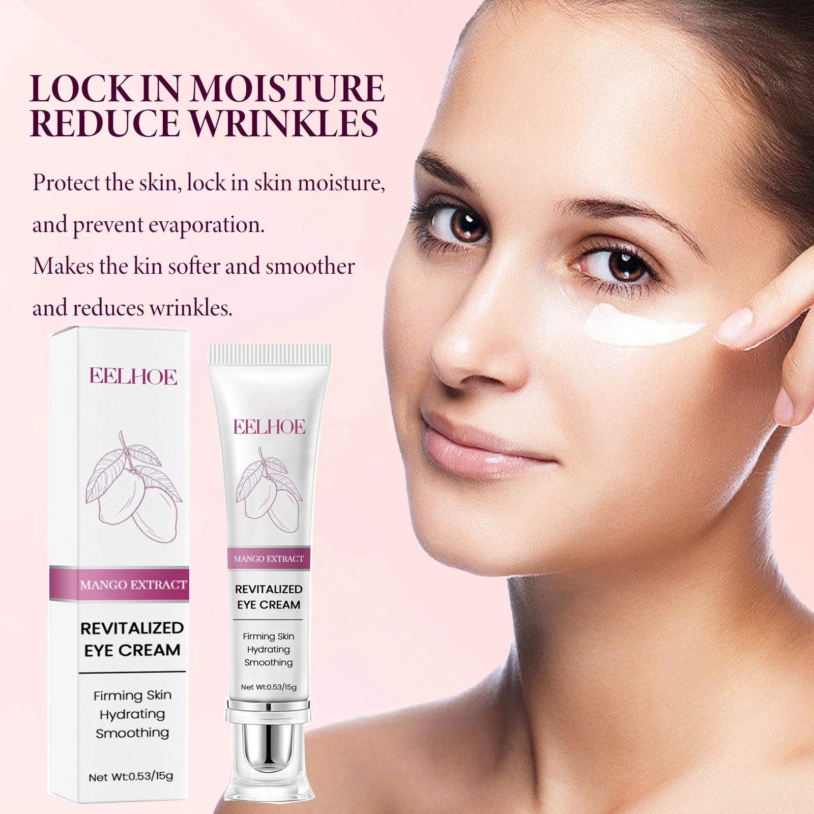 EELHOE Mango Eye Cream – Dark Circles, Puffiness & Wrinkles Anti-Aging Eye Cream Oasis Select