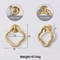 Pearl Golden Kitchen Cabinet Hardware Simplicity Furniture Handles for Doors Drawers Knob - Modern Minimalist Design Oasis Select A
