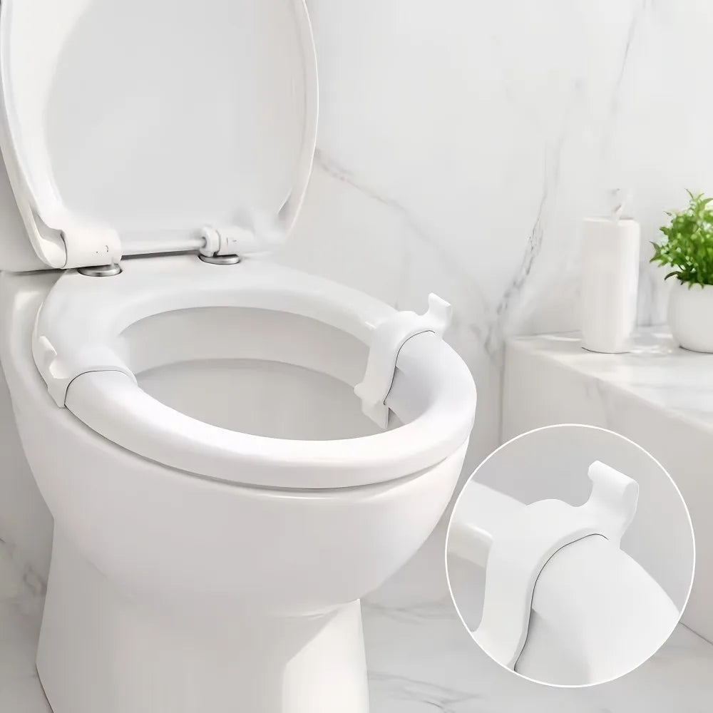 2pcs toilet seat stabilizer. Try this toilet stabilizer quickly, it can easily align the toilet without running. Oasis Select