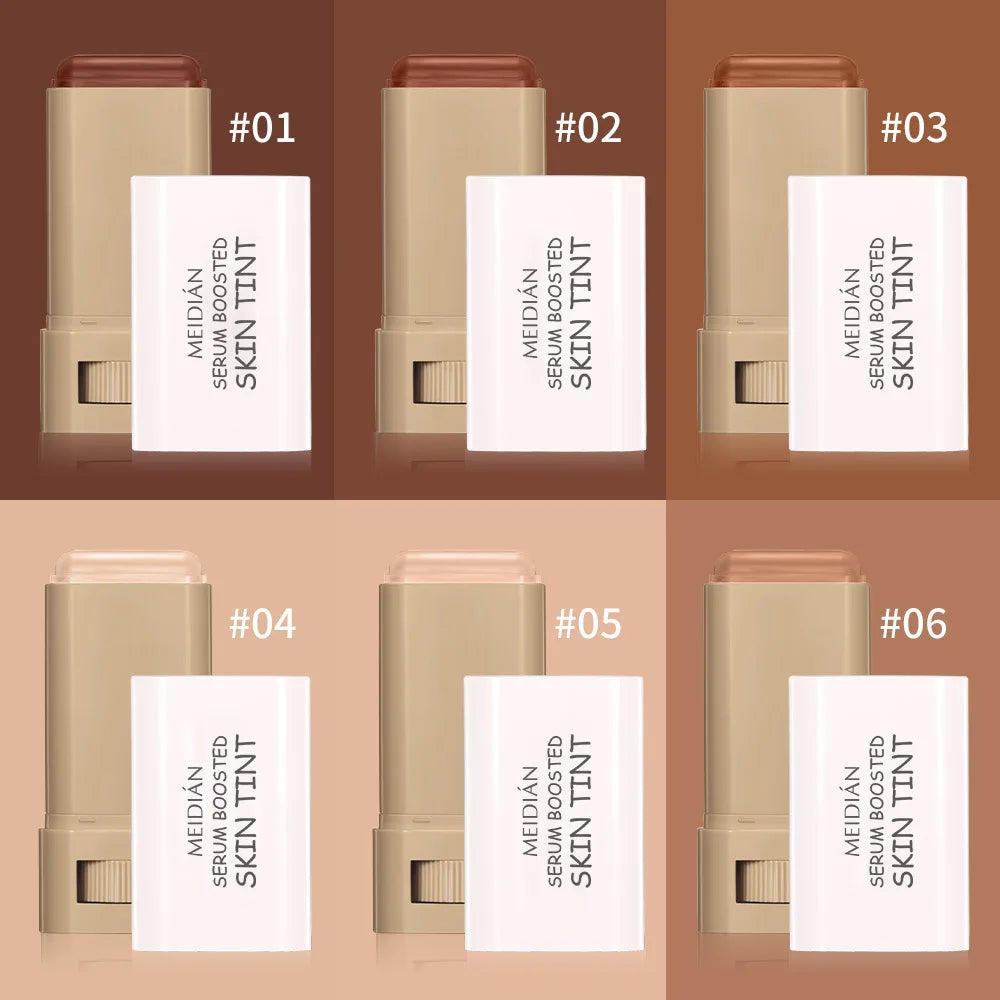 1/2PCS Skin Tint Stick Waterproof Nourishing Solid Tinted Serum Foundation Balm Face Tinted Face Contour Stick Face Makeup Oasis Select
