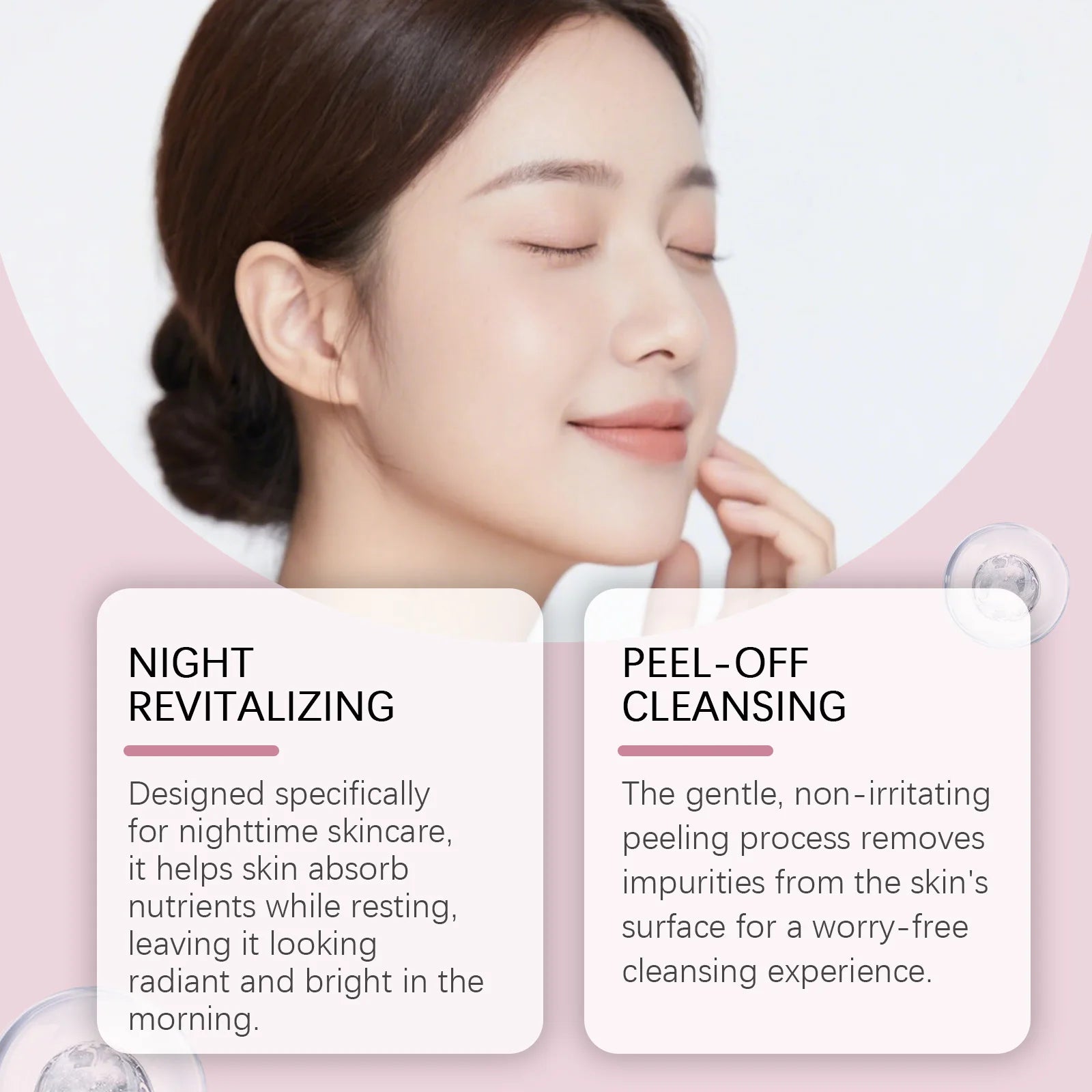 Collagen Night Peel Off Mask Cleansing Pores Deep Hydrating Reduces Facial Skin Sag Dullness Overnight Moisturize Wrapping Mask Oasis Select