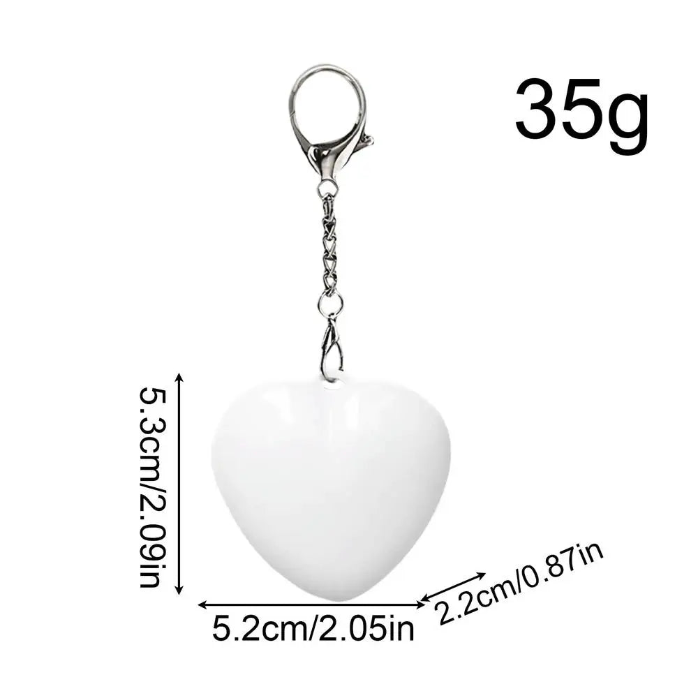 Travel Business Trip Purse Light Automatic Touch Sensor Heart Shaped LED Bag Light for Handbag Gift for Girlfriend Daughter Oasis Select White