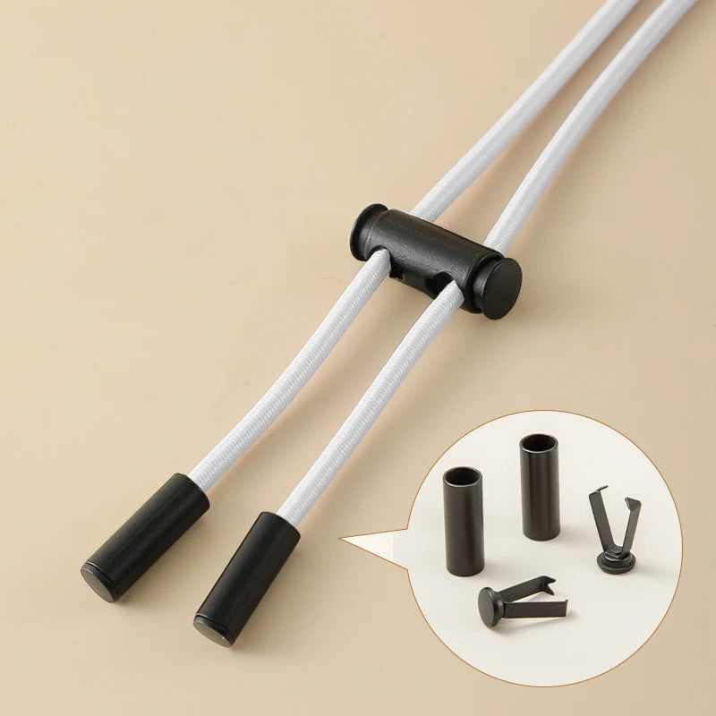 2M Elastic Drawstring Band Kit with Cord Lock & Threading Tool Sewing Notions Kit Oasis Select A5