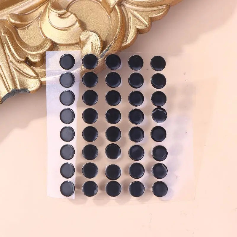 40Pcs 6.5mm Diameter 0.8mm Thickness Small Dots Universal Mouse Skates For Mouse Foot Glide Feet Sticker Oasis Select Black