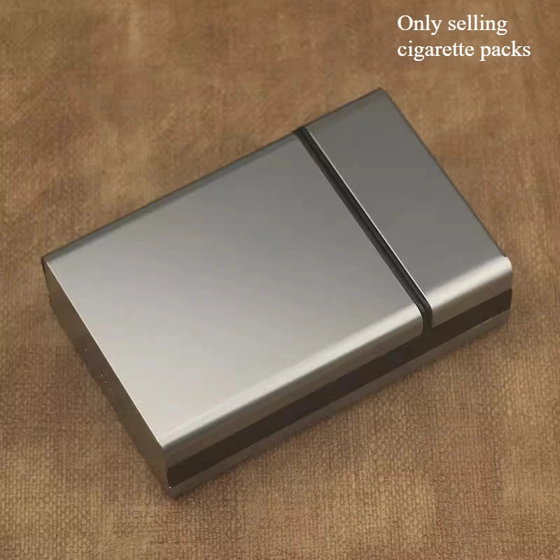 Automatic Pop-up Cigarette Box Soft Pack Protective Shell Thick Cigarette for Men and Women Extended Thin Cigarette Clip Oasis Select Grey - Soft