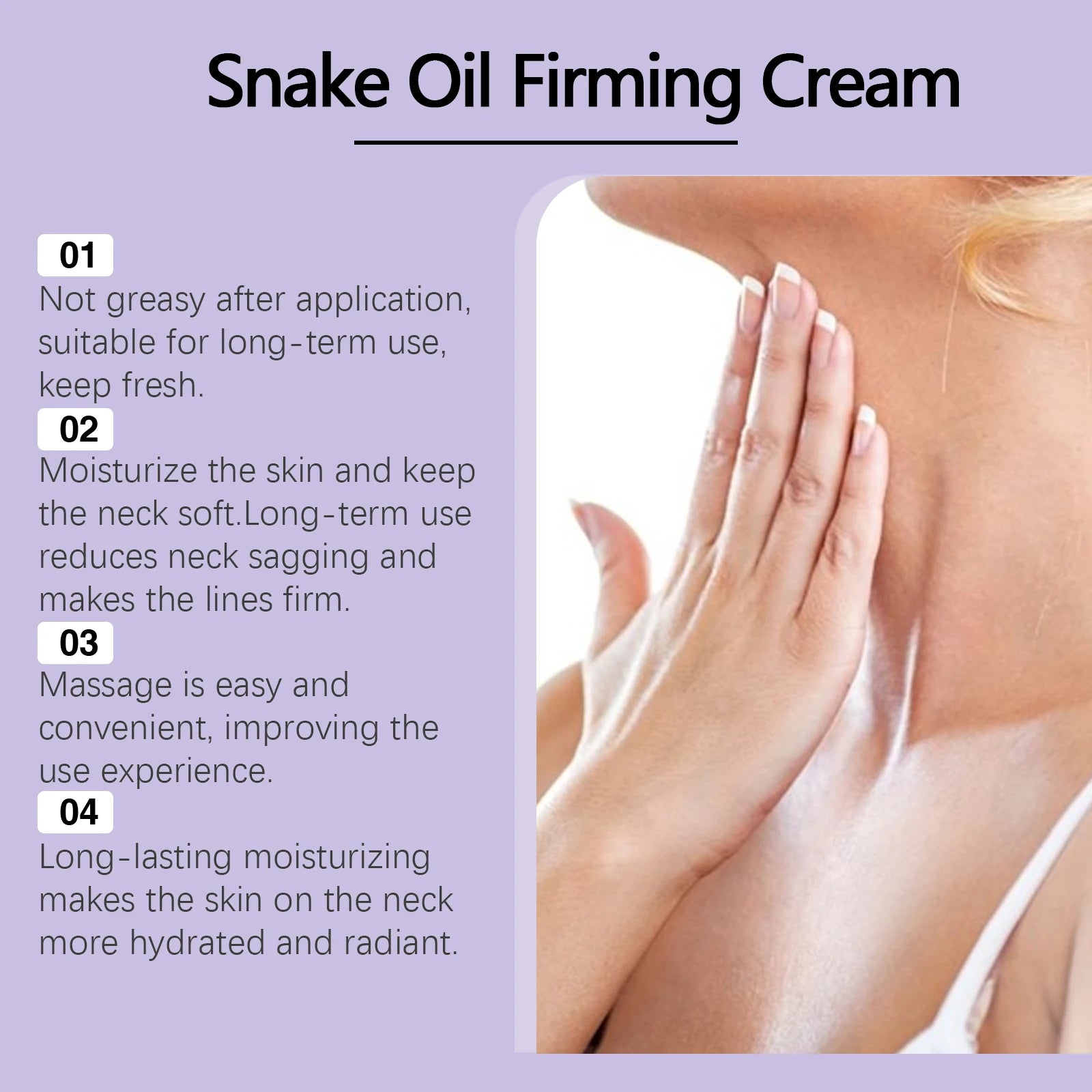 Hoygi Snake Oil Neck Cream – Firming, Lifting & Anti-Aging