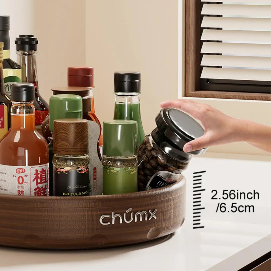 360-degree rotating desktop storage box—a practical, multi-purpose storage solution perfect for the kitchen and living room Oasis Select