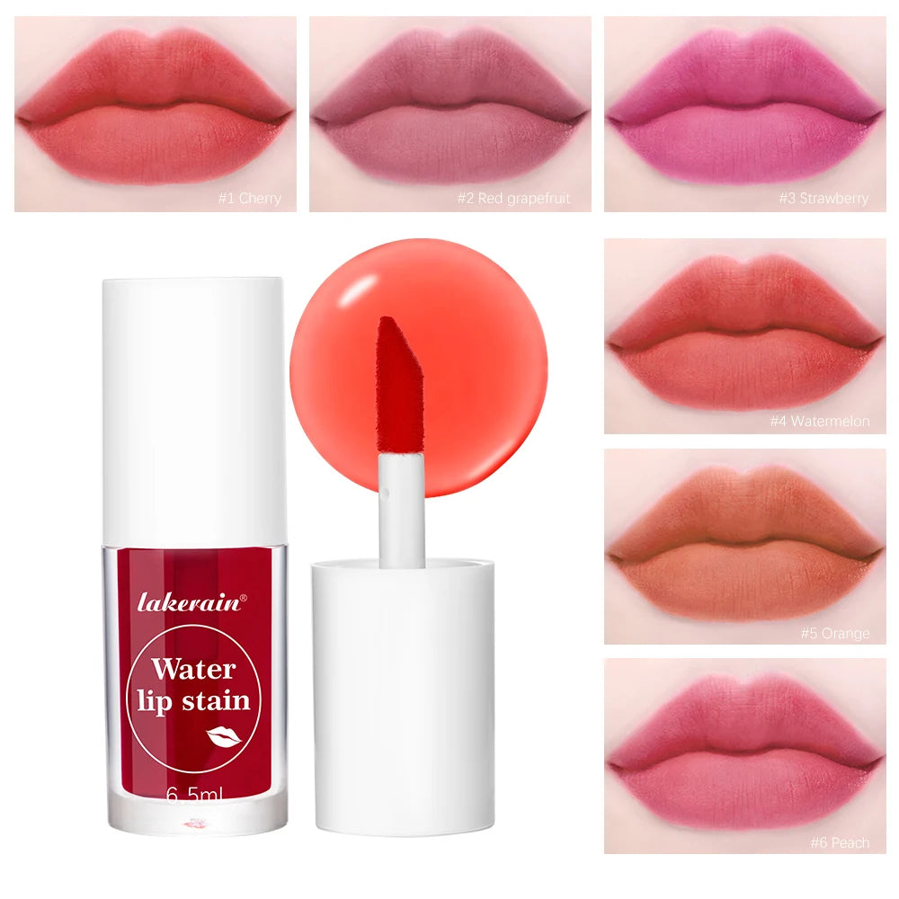 Fruity Water Lip Tin Lip Gloss Moisturizing Lip Glaze Long Lasting Lip Ink Face Lip Dual Purpose Liquid Lipstick Cosmetic Makeup Oasis Select