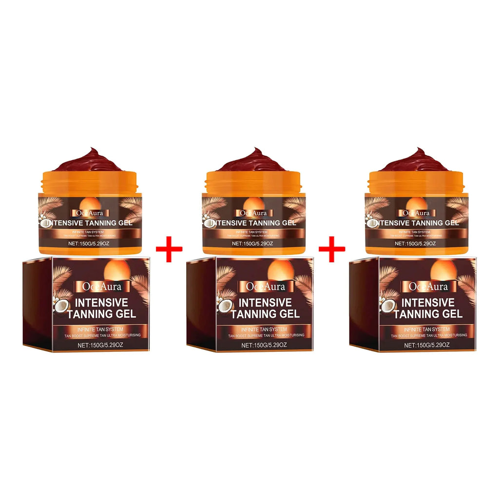 OceAura Intensive Tanning Gel – Self Tanner & Bronzer Self Tanning Gel Oasis Select 450g boxed
