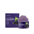 EELHOE Body Scrub Dead Skin Removal Smoothing Skin Brightening Deep Moisturizing Natural Ingredients Mild Exfoliating Scrub 120g Oasis Select Blackberry