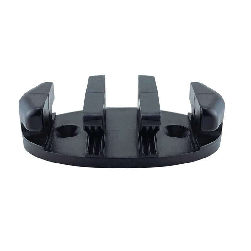 Marine Nylon Plastic Marine Zig Zag Anchor Trolley Cleat Rope Device Kayaks Canoes Boat Decks Replacement Rowing Accessories Oasis Select No Screws