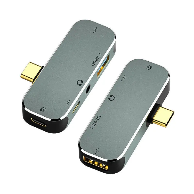  USB C Type-C Docking Station HUB3.55mm Jack Multi-function Converter PD100W USB3.0/USB2.0/USB3.1 HDMI-Compatible USB Extender Oasis Select
