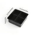 4/6/8 Grid Large Silicone Ice Cube Tray Mold, Food Grade Square Ice Maker, DIY Frozen Beverage Mold, Easy Release Ice Tray Oasis Select 4 girds