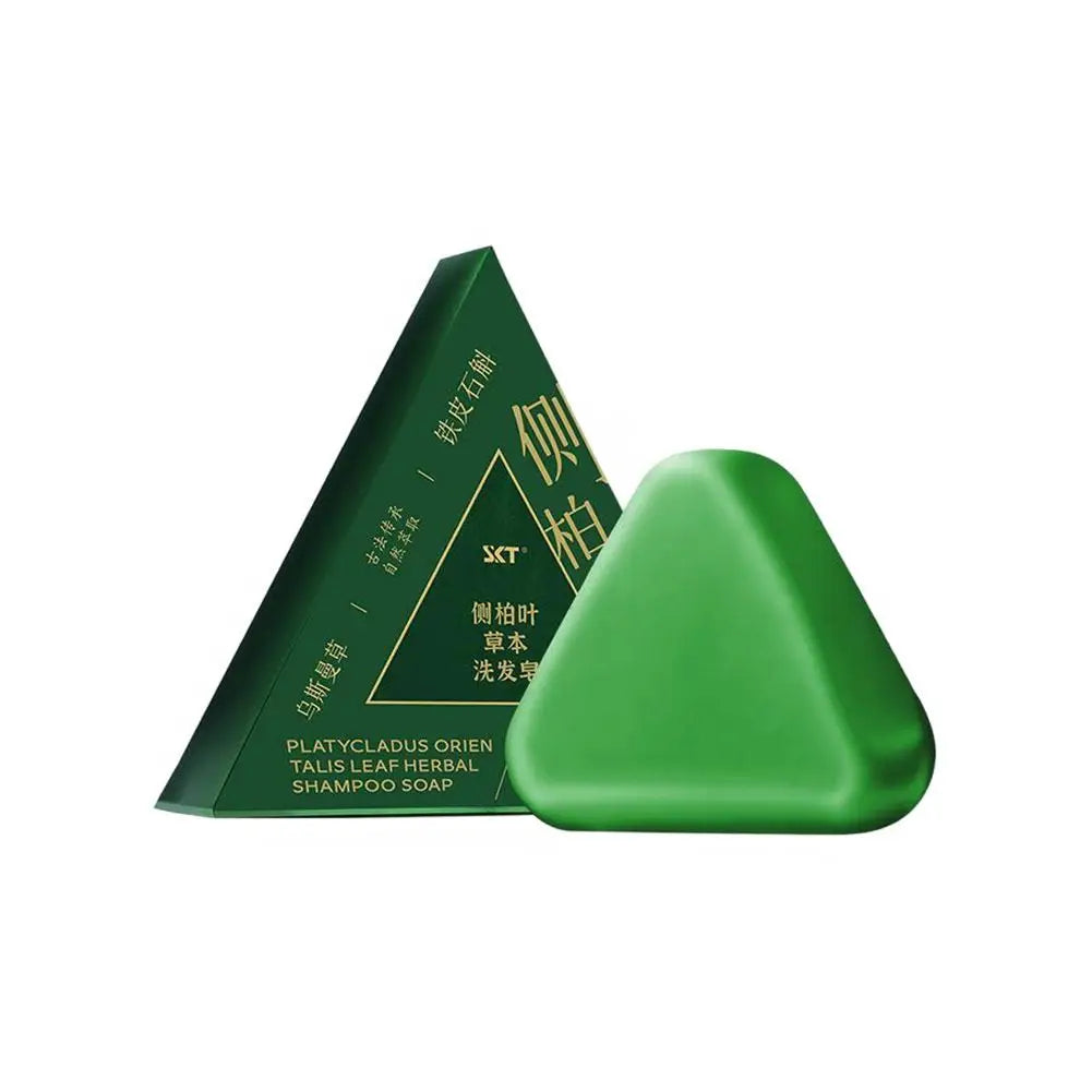 1/3PCS Usman Grass & Platycladus Natural Herbal Shampoo Soap Strengthens Roots Controls Oil Cleanses Scalp Hair Growth Hair Soap Oasis Select Usman H