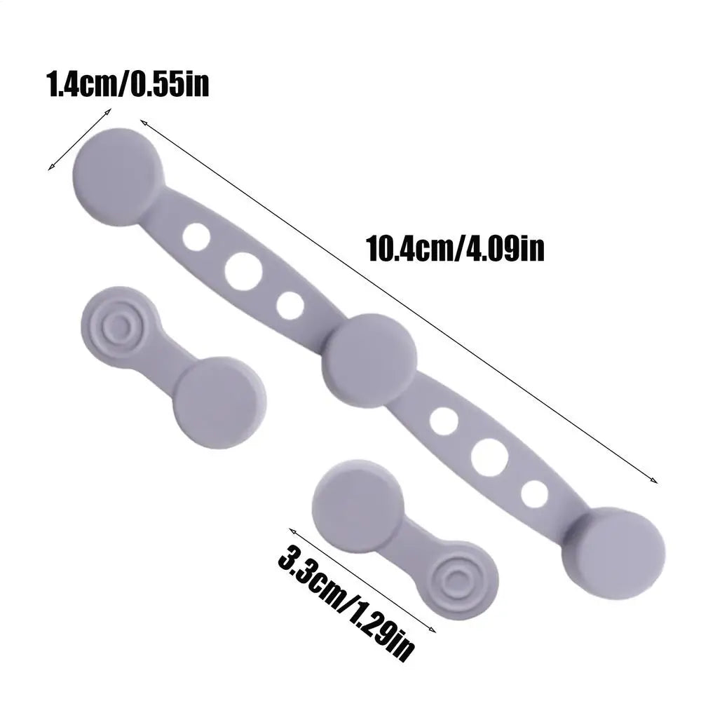 Air Fryer Silicone Magnet Buckle Parts Air Fryer Magnets for Parchment Paper Liner Holder Replacement Parts for Holding Down Oasis Select Gray