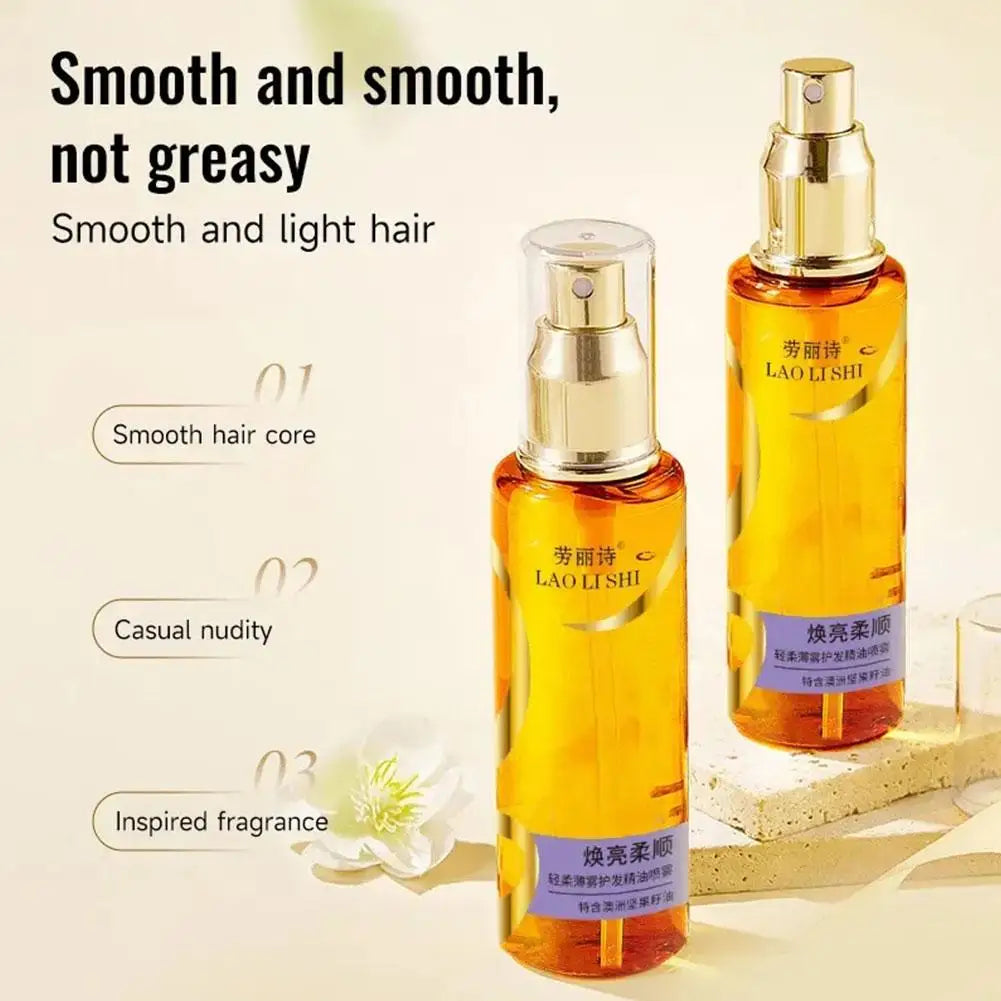 Hair Serum Oil Spray – Frizz Control, Split Ends & Shine Hair Oil Serum Spray Oasis Select