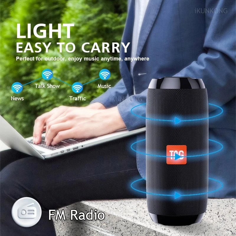 T&G 10W Portable Bluetooth Speaker | FM Radio, TWS & HiFi