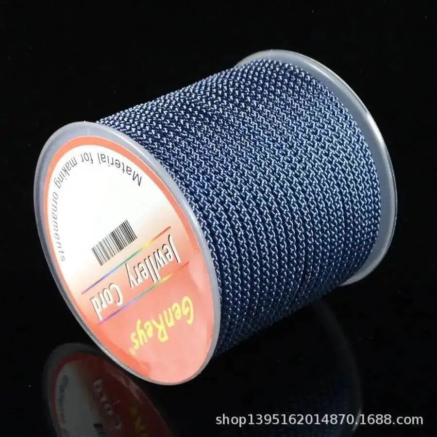 2.3mm 10meter Jewelry Thread DIY Bracelet Rope Thread Woven Rope Morandi Strands Line Woven Yarn Oasis Select Grey 10m 2.3mm