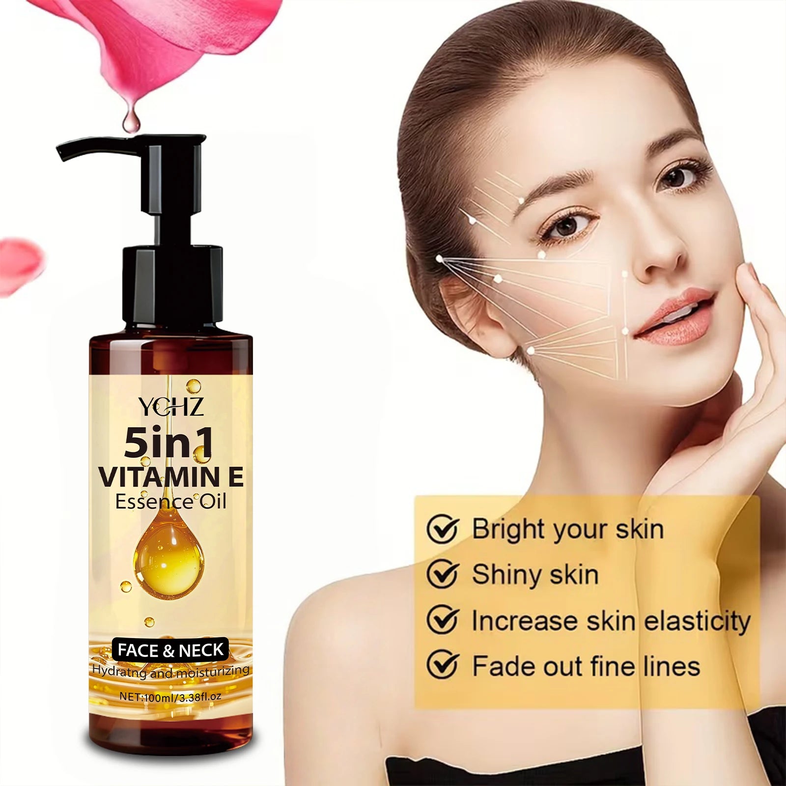Vitamin E Essential Oil – Hydrating & Firming Face & Body Oil