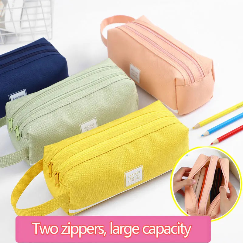Large Capacity Pencil Case Kawaii Stationery Organizer School Office Supplies Back To School Pencil Boxes for Girls Boy Oasis Select