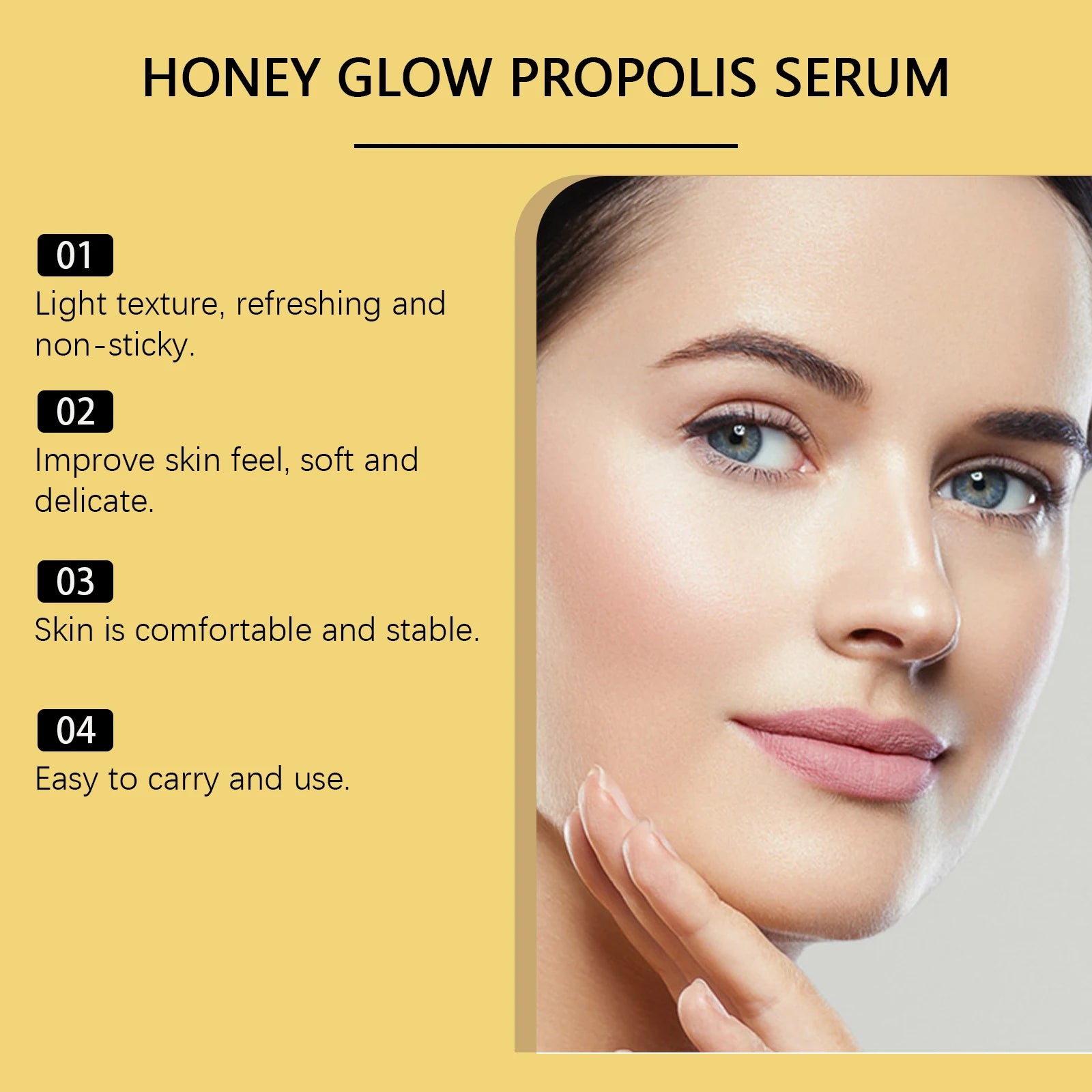 Hoygi Propolis Face Serum – Acne, Hydration & Brightening Propolis Face Serum Oasis Select