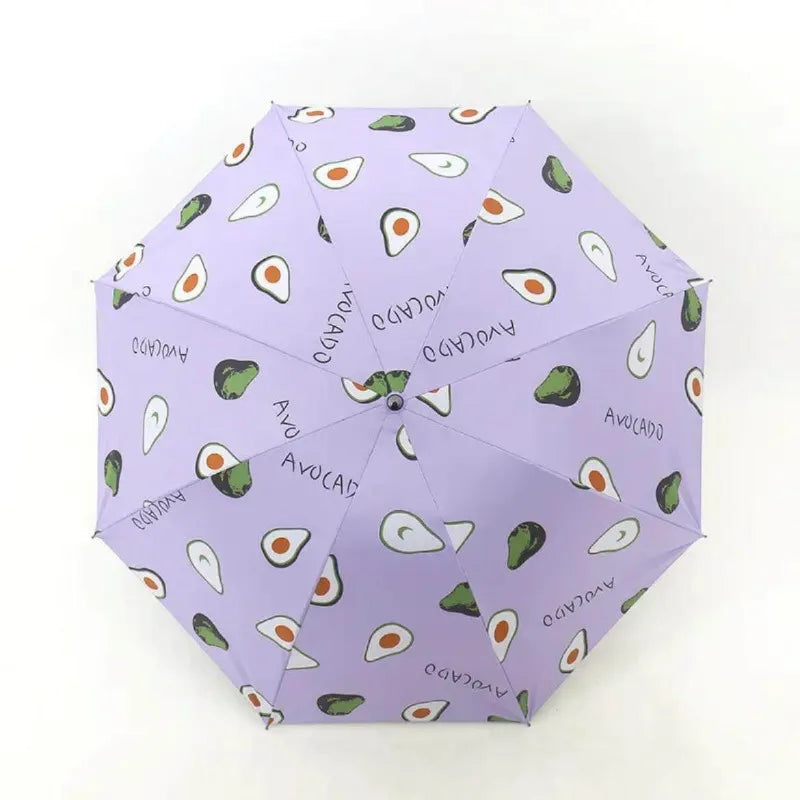 1pcs Fruit Umbrella Sturdy and Durable Manual Version Reinforced for Both Rain and Rain Small and Fresh Foldable and Portable Oasis Select