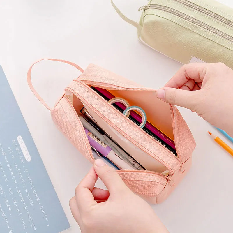 Large Capacity Pencil Case Kawaii Stationery Organizer School Office Supplies Back To School Pencil Boxes for Girls Boy Oasis Select
