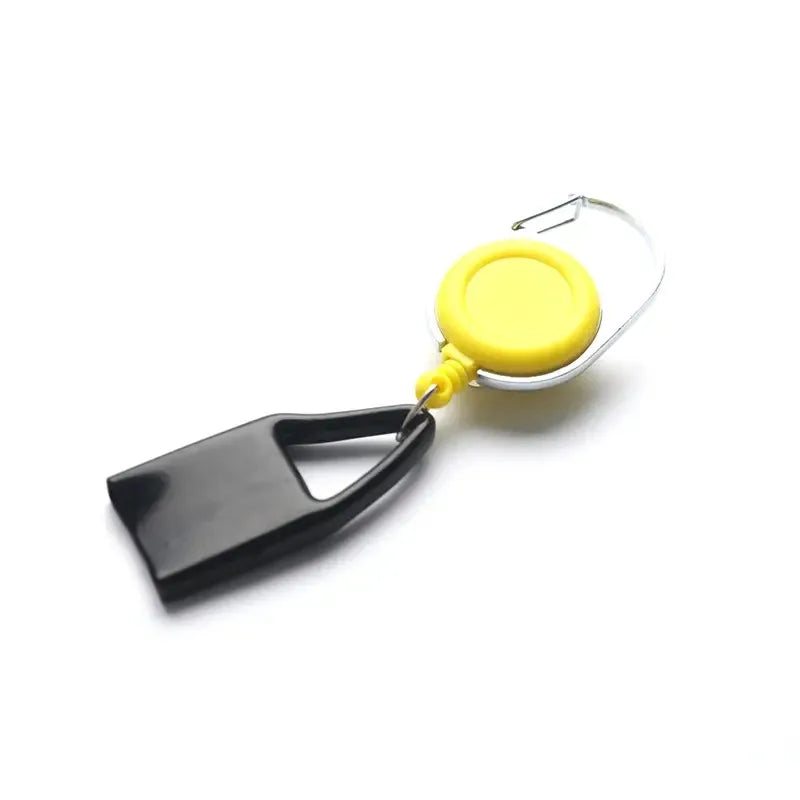 1pcs Retractable lighter box, lighter anti-lost device High-quality tobacco smoking accessories, compact and portable design Oasis Select YELLOW
