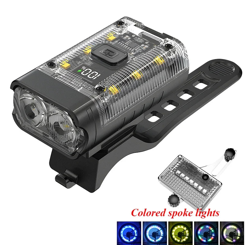 KDULIT 1000LM T6 LED Bike Headlight | USB Rechargeable MTB Light