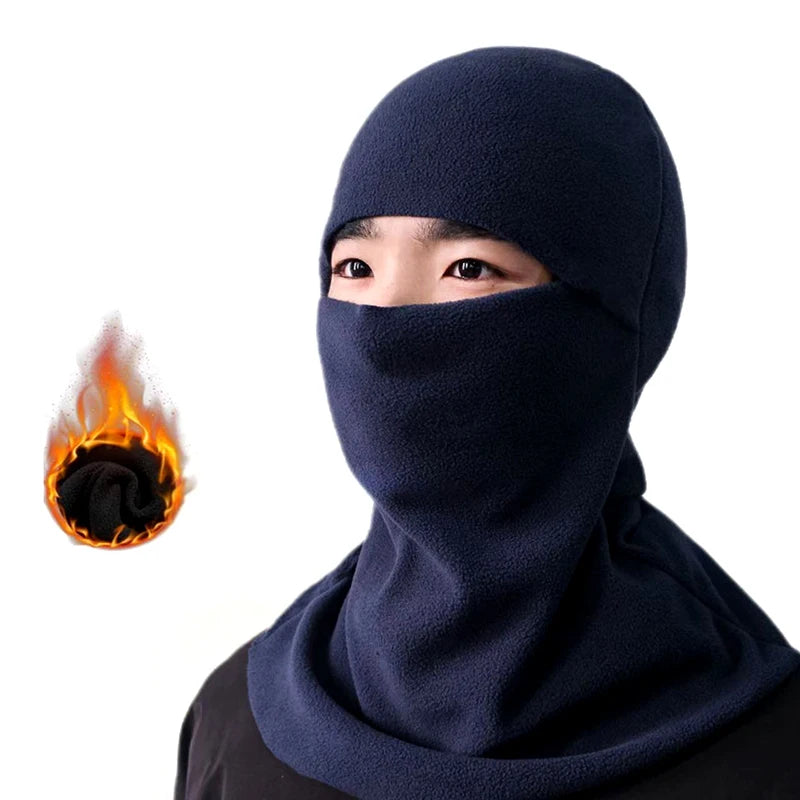 Winter Fleece Balaclava Full Face Mask – Windproof Ski Ride
