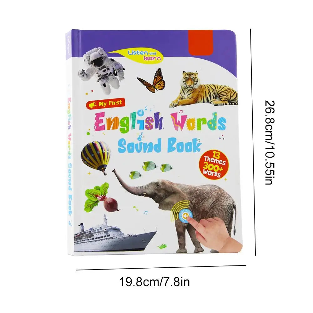 0-6 Year Old Vocabulary Reading Points English Version With Sound Early Childhood Natural English Enlightenment Speech Book Oasis Select