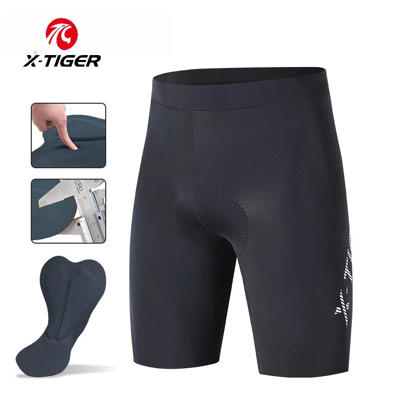 X-TIGER Mens Mountain Bike Shorts with Sponge Pad Chamois Pro Cycling Shorts Breathable Quick Dry Road Cycling Clothes Oasis Select