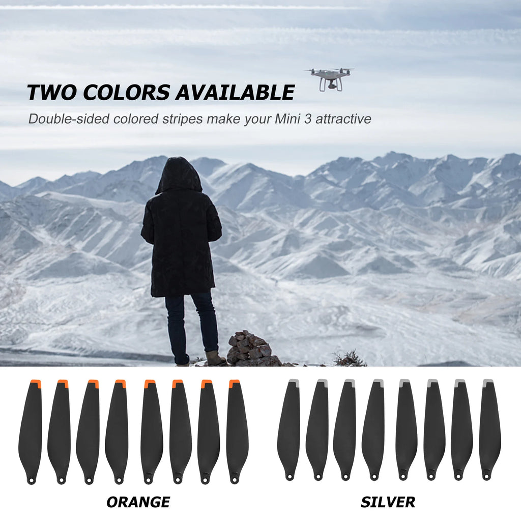 DJI Mini 3 Replacement Propellers 8-Pack – Lightweight Props Drone Propellers Oasis Select