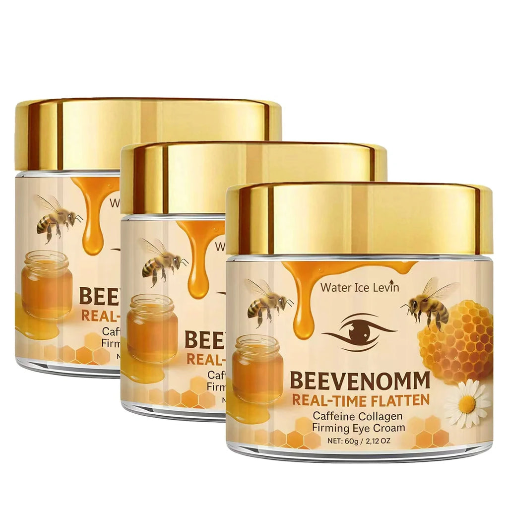 Bee Venom & Caffeine Firming Eye Cream – Dark Circles & Wrinkles Firming Eye Cream Oasis Select Orange 60g