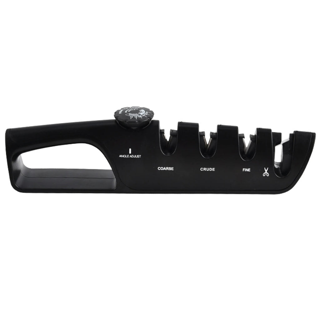 4-Stage Ceramic Knife Sharpener – Adjustable Angle, Non-Slip