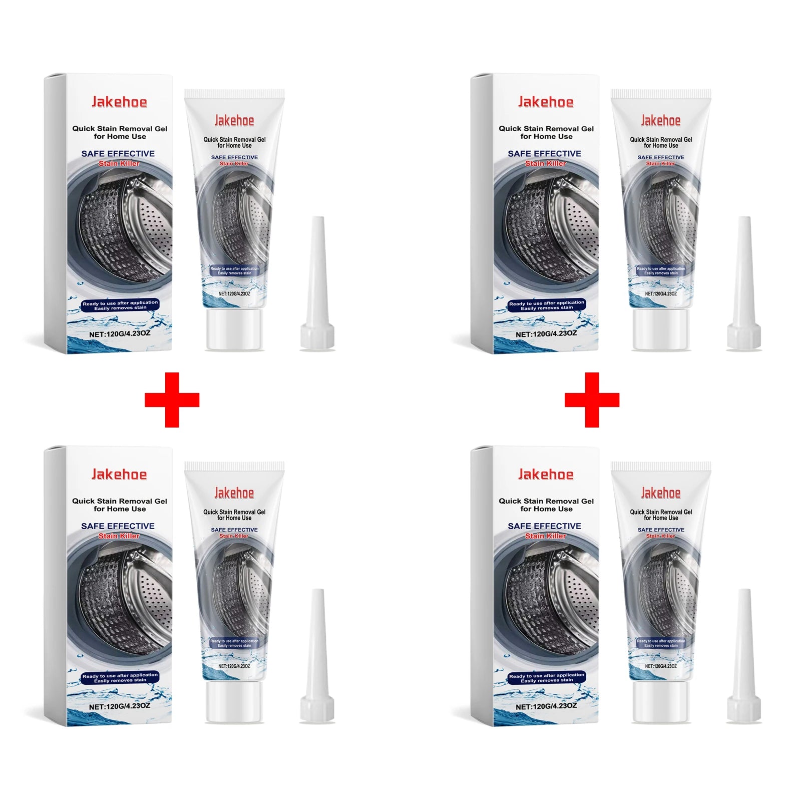 Stain Removal Gel for Bathroom Kitchen Clean up and Brighten up Mold Stain Removal Cleaner Household Decontamination Agent Oasis Select 4 X 120g boxed