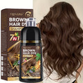 Unisex Adult 7-in-1 Hair Color Shampoo, Hair Color Foam, Plant-Based Hair Color, Easy Shampoo, Cover Gray Hair Oasis Select Brown