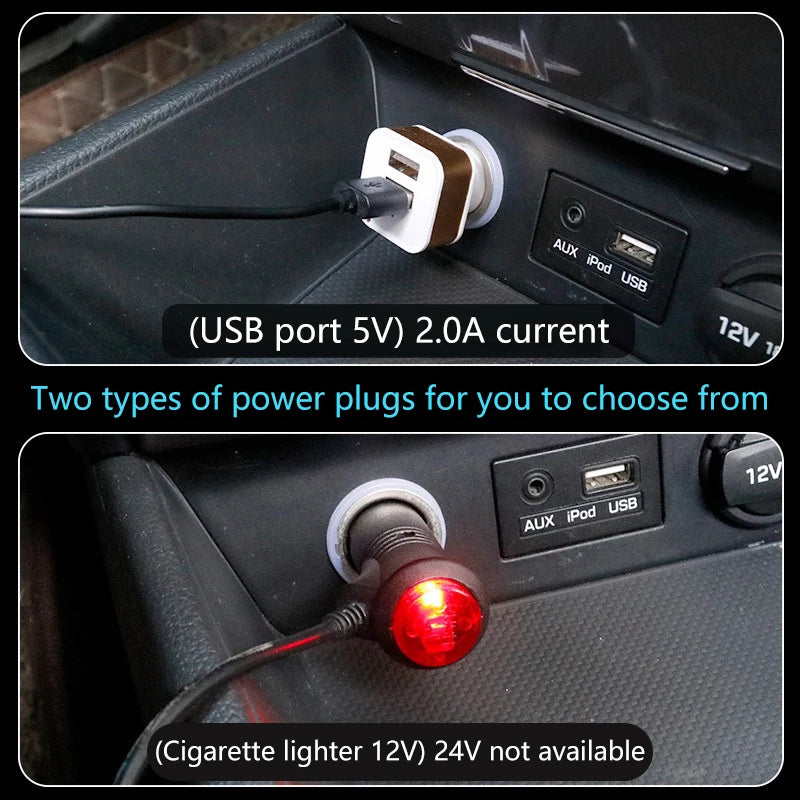 48 LED RGB Car Foot Ambient Light With USB Cigarette Automotive Interior Lights Strip Decoration Bar Remote/Voice Control Oasis Select