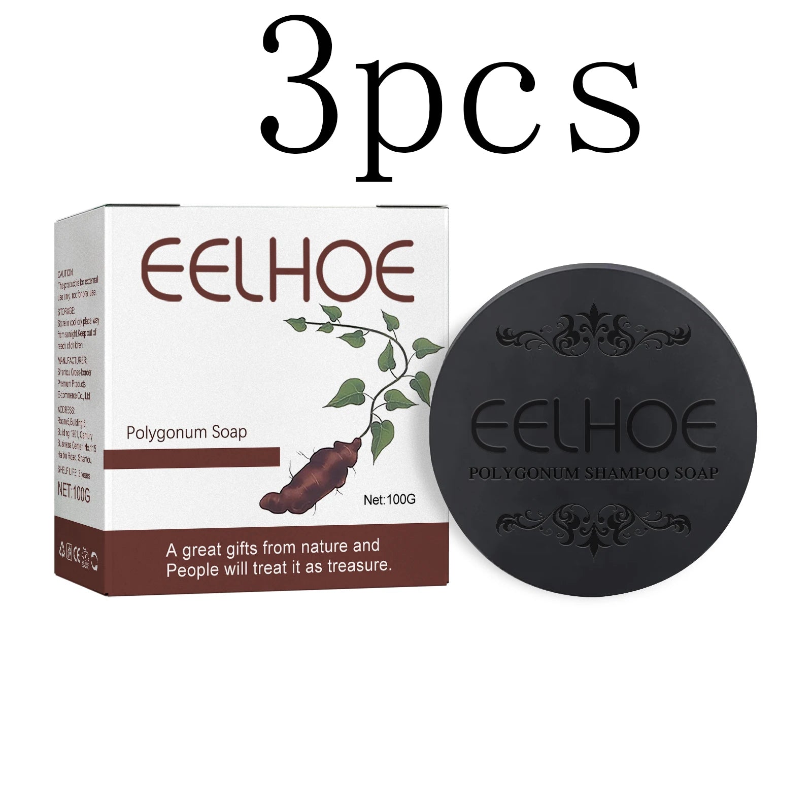 EELHOE Polygonum Multiflorum Shampoo Bar – Nourish Hair