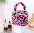 Large Leopard Print Makeup Bag – Travel Cosmetics Organizer