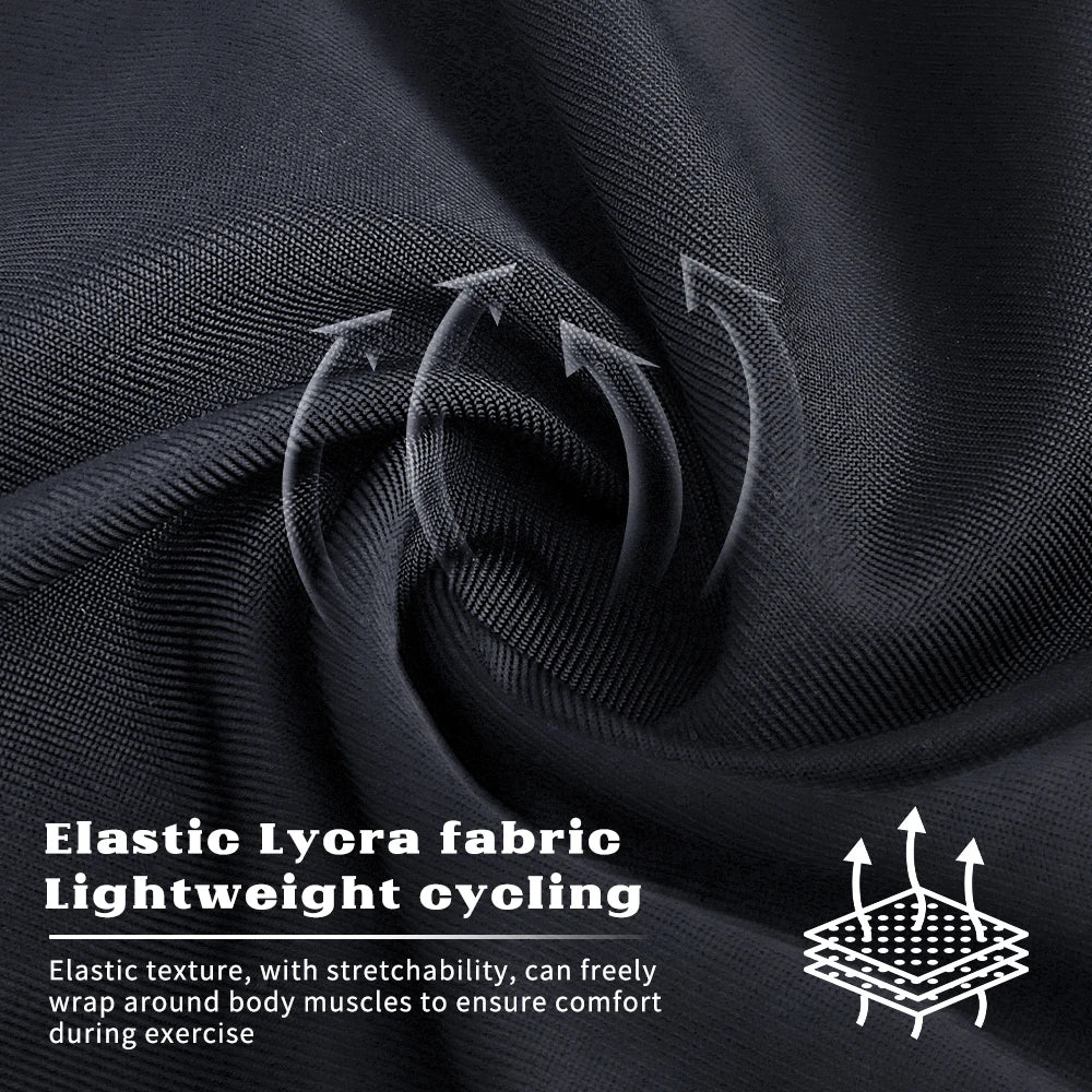 X-TIGER Men's Cycling Bib Pants Three Pockets Breathable Shock 5D gel Pad TMB Mountain Road Cycling Pants Cycling Equipment Oasis Select