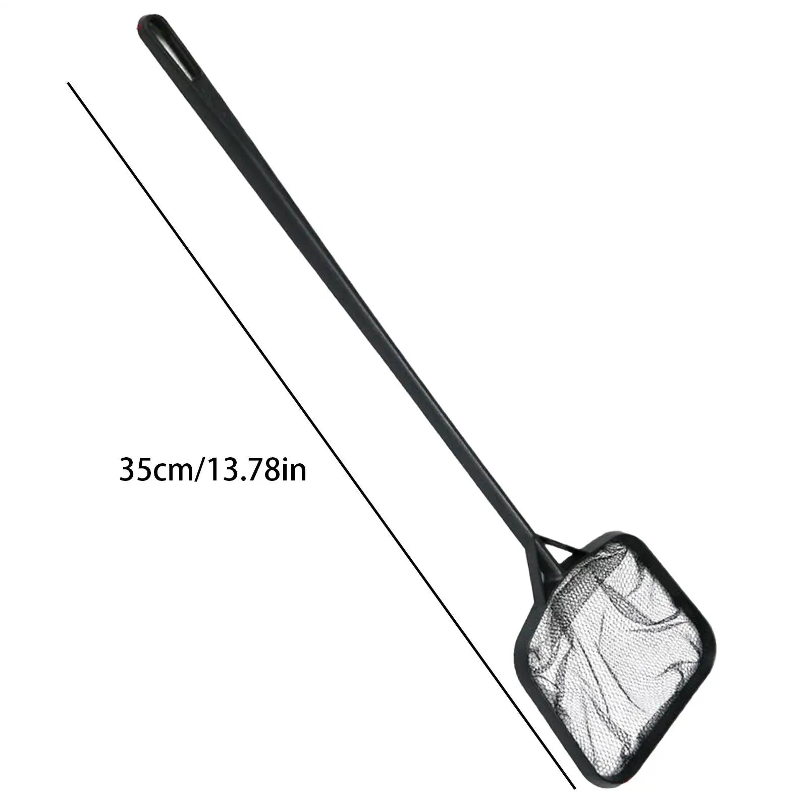 Pool Net Fish Tank Salvage Net Aquarium Cleaning Tool Portable Debris Removal Accessories for Fish Tank Tubs Fountain Oasis Select