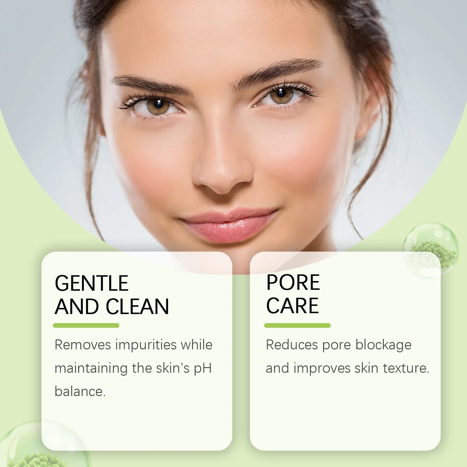 Hoygi Mung Bean Cleansing Foam – pH-Balanced Sensitive Skin Facial Cleanser Foam Oasis Select