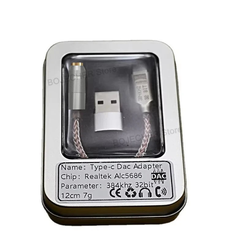 USB Type C to 3.5mm Earphone Adapter ALC5686 CX31993 HiFi DAC USB C To 3.5mm Jack Headphone Audio AUX Cable For Xiaomi Huawei Oasis Select TYPE 2 ALC5686