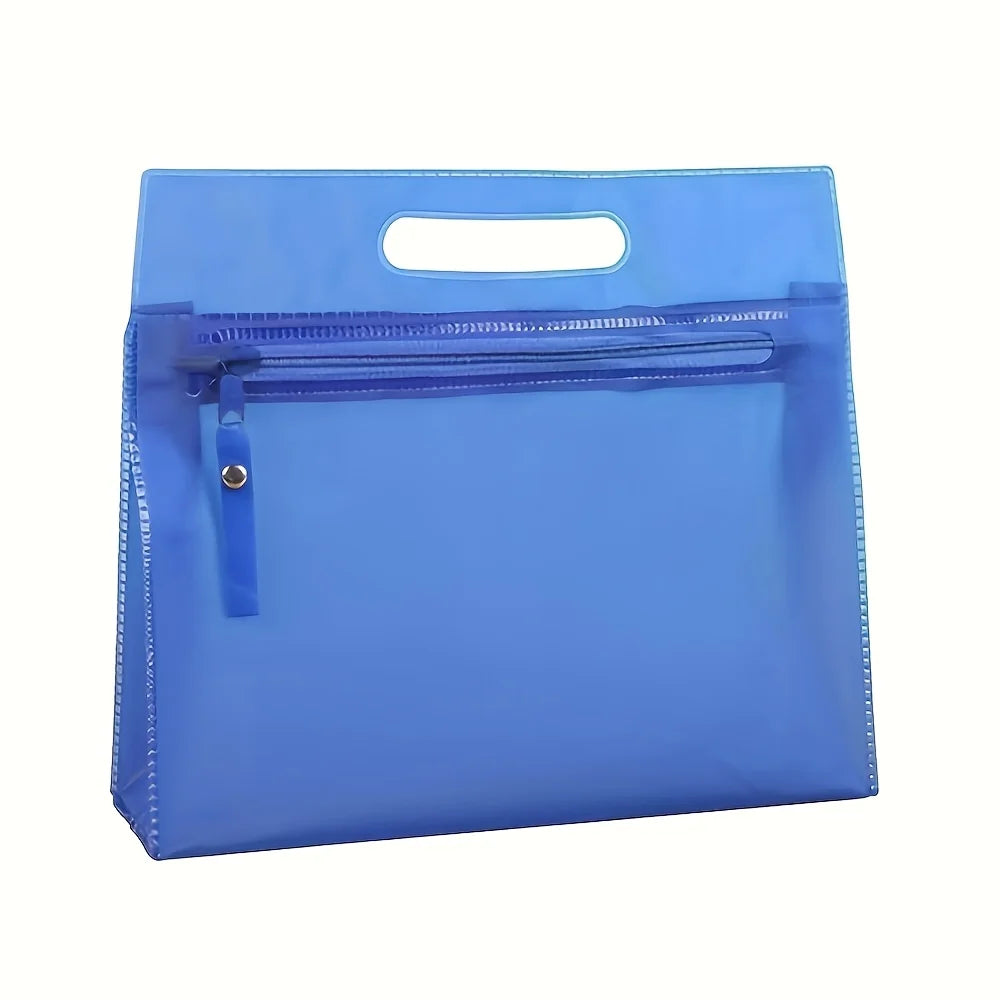 Portable Swimming Gear Bag,a Durable Zippered Pouch for Swimwear and Beach Essentials, Convenient for Travel Oasis Select Blue