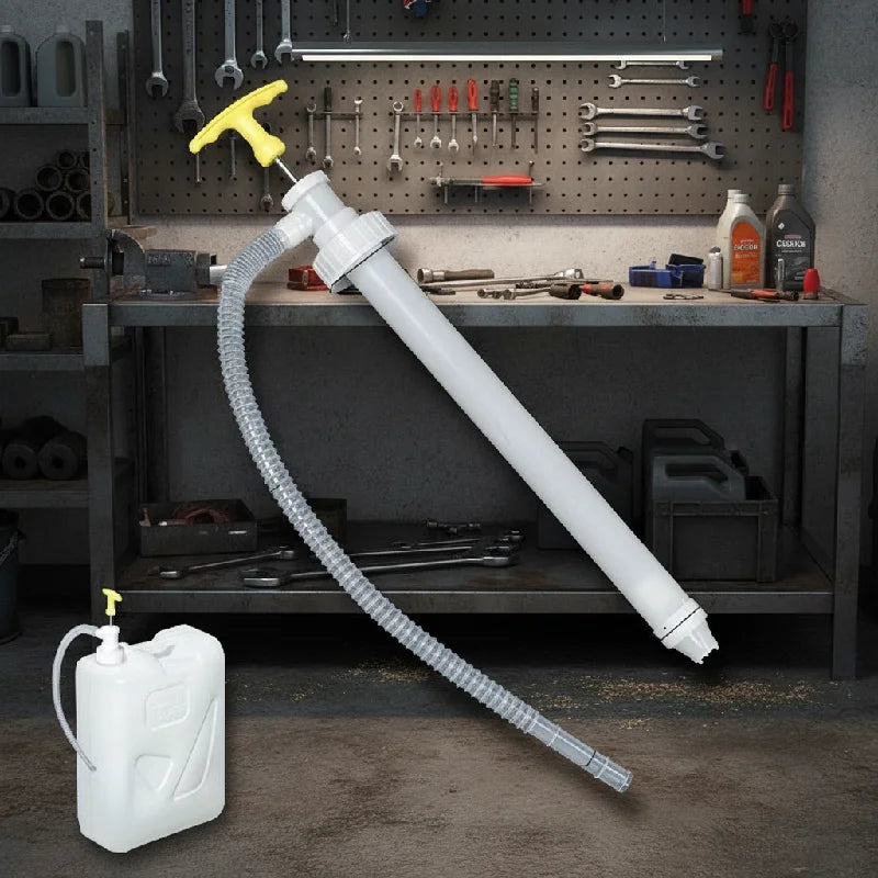 Manual Liquid Transfer Pump Oil Well Press Pump Head Pipe Special Pumping Hand Fuel Pumps for Oil Drum Backflow Prevention Tools Oasis Select CN