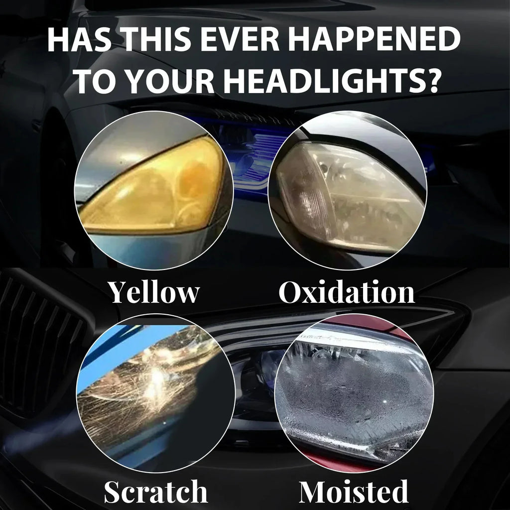 800g Car Headlights Restoration Liquid 600ml For Car Headlight polishing Renovator Headlight Polymer Refurbishmen Repair Oasis Select