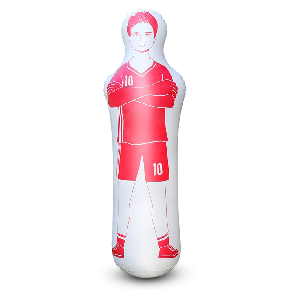 Inflatable Soccer Dummy Goalkeeper Free Kick Defender Mannequin Soccer Training Mannequin Oasis Select Red United States