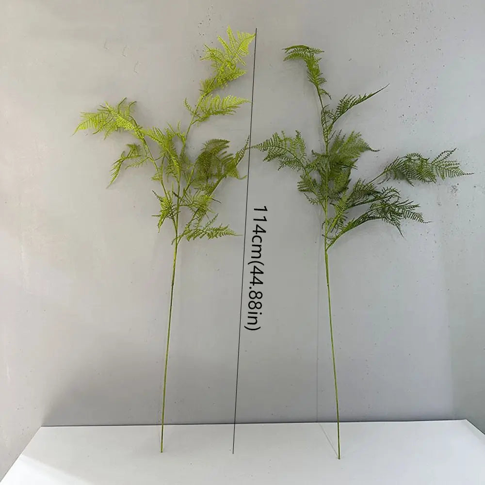 Large Artificial Fern Plant Branches Realistic Handmade Boston Fern Leaves Real Touch Elegant Fake Plants Wedding Decor Oasis Select