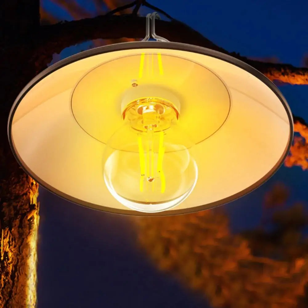 USB Rechargeable Retro Camping Lantern Waterproof Type-C Charging LED Tent Lamp With Hook Retro Decorative Street Path Lamp Oasis Select